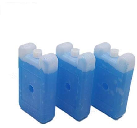 ONTRIP Reusable Long Lasting Freezer Ice Blocks Block Pack Cooler Bag Box Travel Picnic Pack of 3