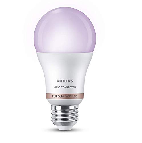 PHILIPS WiZ 10W E27 Wi-Fi & Bluetooth LED Smart Bulb with Music Sync, Compatible with Amazon Alexa &...