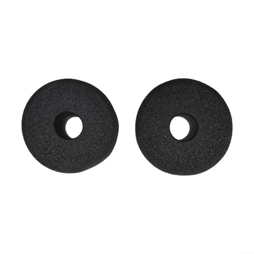 Foam Foot Pad Roller 2 Pack para reemplazo de rodillo de extensión de pierna compatible con máquinas de peso y gimnasio, espuma de alta densidad para diámetro de tubo 22-25 mm, negro (2 piezas 135 mm) miniatura 3