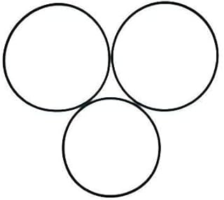 2 Drive Belts and 1 Door Belt for Sony 300 400 CDP-CX300 CDP-CX400 CD Player Belts