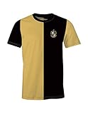 baumwolle eigenschaften wärme  Harry Potter Herren T-Shirt Hufflepuff Tournament Baumwolle gelb schwarz - M
