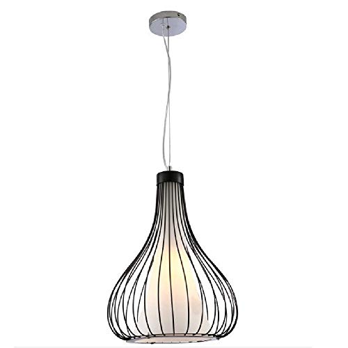 Chandelier cuisine moderne avec abat-jour cage en pneu pour illuminer vos repas en famille