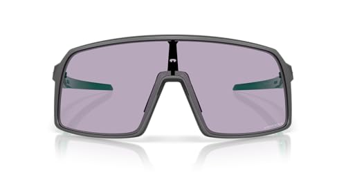 Oakley Men's OO9406A Sutro Low Bridge Fit Rectangular Sunglasses, Steel/Prizm Slate, 60 mm