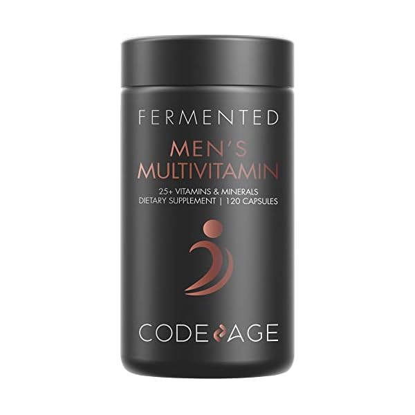 Codeage Men’s Daily Multivitamin Supplement, 25+ Vitamins & Minerals For Adults, Organic Whole Foods Vitamins For Men…