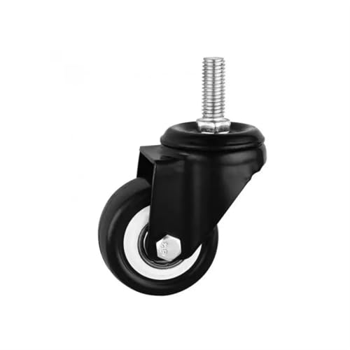 Roulettes pivotantes M12 en acier durable et roues de 2 pouces - 6