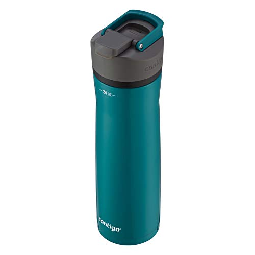 Contigo Cortland Chill 2.0 24oz Stainless Steel Water Bottles, Set of 2 with Spill-Proof Lid