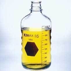 KIMAX Media/Laboratory Bottles, Kimble Chase 61110 500 Graduated