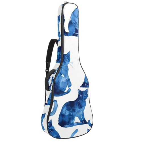 Étui souple guitare acoustique 109cm imperméable avec poche sangle
