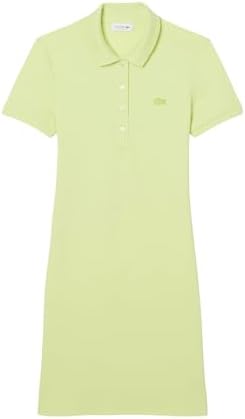 Lacoste Women's Slim Fit Stretch Petit Piqué Polo Dress