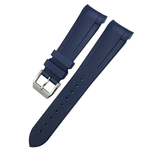 Bracelet de montre en caoutchouc 22mm style courbe élégant pour Tudor Black Bay