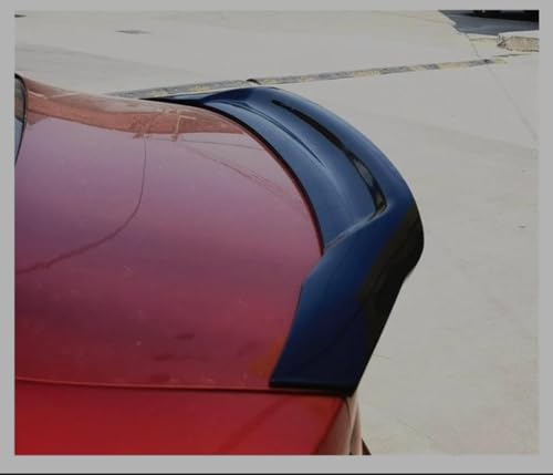 Image of KMH Duck Style Rear Spoiler Wing Compatible with Volkswagen Virtus, Premium and Stylish Rear Car Accessories for Enhanced Aerodynamics, Glossy Black - Pack of 1