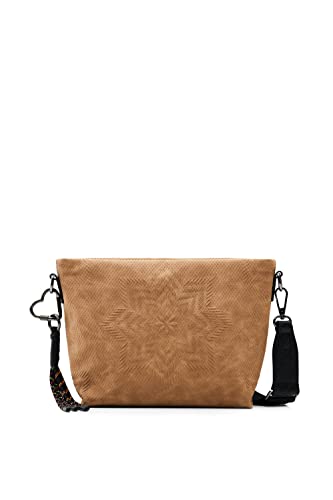 Desigual Bag_Aquiles Calpe 6002 Cañamo-Bolsa de Deporte, Mujer, marrón