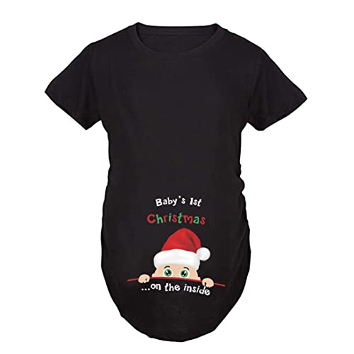 ManMan Camiseta de maternidad para...