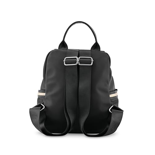 Image of Fastrack Casual Backpack for Girls | Nylon Women's Handbags | Space for 2 Bottle Holder| Ladies Purse Handbag | Backpack for Casual Carry