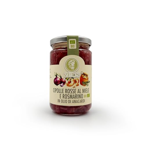 Zeus - Cebollas Rojas Bio con miel y romero en aceite de anacardo