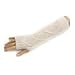 Crazy Shopping Lady Girl diamond twist knitting warm gloves white