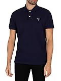 GANT Herren The Summer Pique SS Rugger Poloshirt, Blau (Evening Blue 433), XX-Large