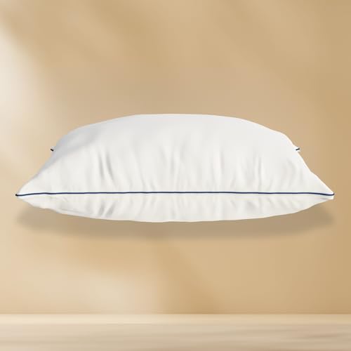 Emma Classic Flauschkissen 80x80 – Ovales Mikrofaser Kopfkissen, verstellbar, maschinenwaschbar & ergonomisch, weich & für individuell anpassbaren Schlafkomfort