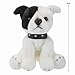 PMS VFM – Staffordshire Plüschtier Weißer Staffordshire Bull Terrier Hund 30 cm weiches Spielzeug – super Flauschige, luxuriöse lebensechte Stofftier-Teddy – Natural World Collection