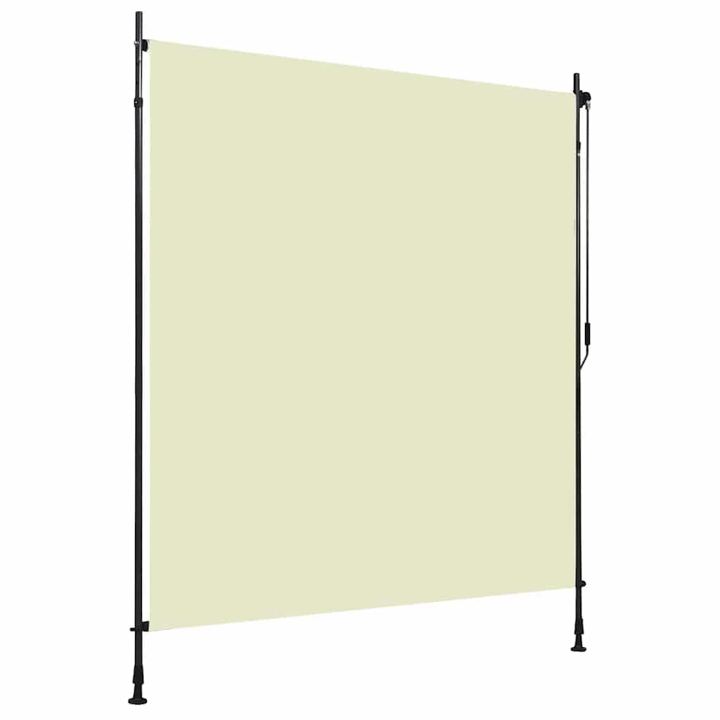 vidaXL Estor enrollable de exterior Estor enrollable de exterior crema 200x270 cm