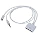Produktbild Adapter AUX 3,5 mm iPhone 5 5S 6 6Plus 6S Plus auf 30 Pin AUX 3,5 mm auf 30 Pin Dock Adapter Konverter Audio Musik für Dockingstation Woosh