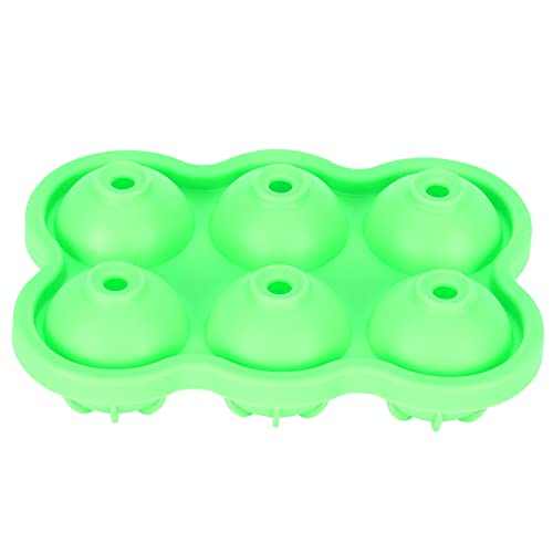 Molde silicona reutilizable para cubitos de hielo 6 celdas miniatura 3