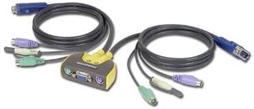 IOGEAR GCS612A 2 Port Compact PS2 KVM Switch