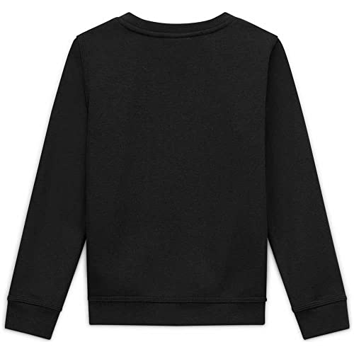 Nike Boy's Sportswear Club + Hbr Crew 2 Tee (Little Kids/Big Kids) Black Md (10-12 Big Kids) #TOP3