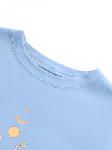 Image of Remidoo Oversized Graphic Tshirts for Women Casual Loose Fit Short Sleeve Tee