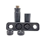 Silent Watch Tactical Rugged Obsidian 9/45 Suppressor Multi Tool/Wrench - 4 in 1 - Black - Heavy-Duty Carbon Fiber Infused - Made in USA (Tool Only)