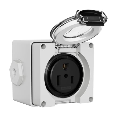 YICTENCRD NEMA 6-50R Power Outlet Box 50A 250V ETL Listed