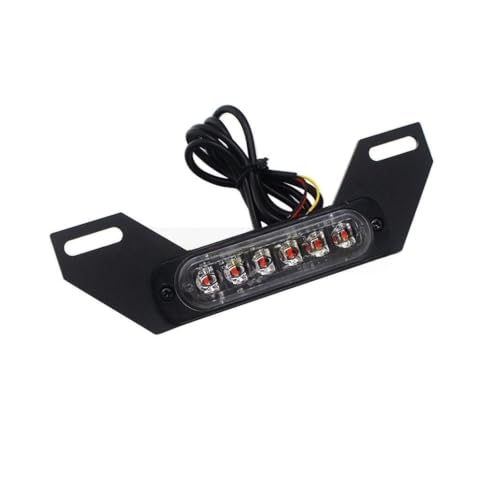 Feu de stop LED universel B6 étanche avec feu arrière auxiliaire course et stop pour moto