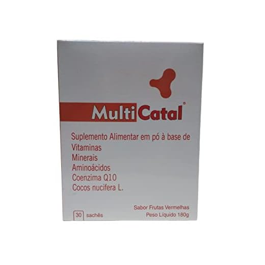 Multicatal - 30 Sachês sabor Frutas Vermelhas