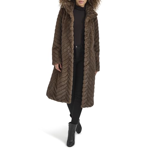Kenneth Cole Women's Belted Grooved Texture Stand Collar Coat2