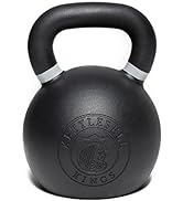 Kettlebell Kings | Powder Coated Kettlebell Weights (5-90LB) For Women & Men | Durable Coating fo...