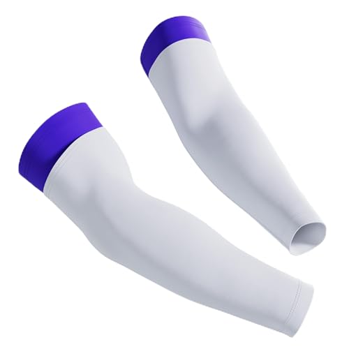 KUTFTBL Two-Tone Overlapping Arm Sleeves 2-in-1, Compression Support, Premium Moisture-Wicking Fabric, Non-Visible Branding