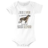 Planetee Body Bébé Berger Allemand Amour