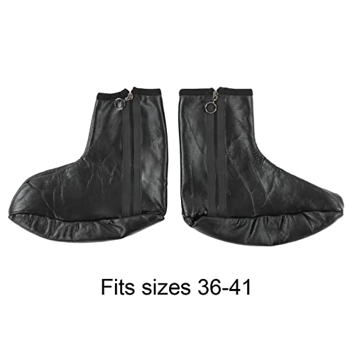 Atyhao Leather Muslim Socks - PU Leather Keep Warm Antiskid Islamic Socks for Camping, Fishing, Sunnah Khuff2