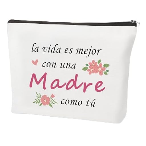 Dia de La Madre Regalos, Regalo Mama, Regalo Madre Mamá Lona Maquillaje Bolsa Cosmetica Bolso Neceser Cumpleaños Navidad Aniversario de Semana Santa Mujer Ideas | Ya disponible en tu tienda friki favorita! En mundofriki.es!