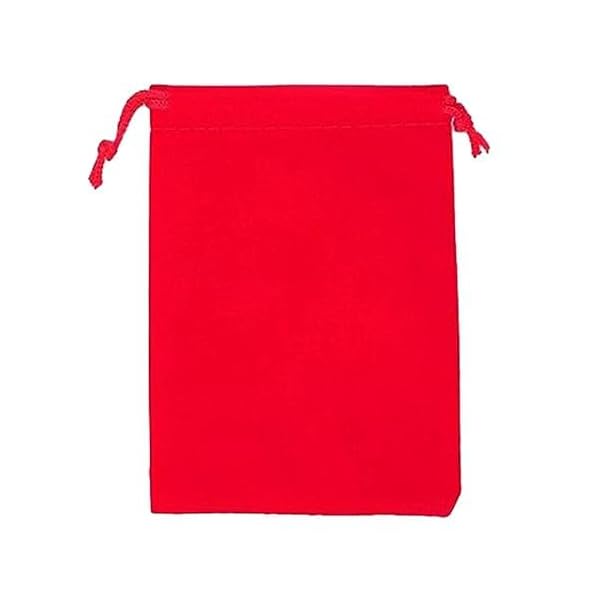 A Pioneer- Velvet Potlis, Bridal Purse Women handbag Shagun Pouch Return Gifts Large Size Velvet 6x 8 (Pack of 40) (Red) - Image 6
