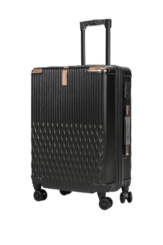 Mala de viagem bordo BAGAGEM DE MÃO 10 kilos rodinha pequena compacta cabine padrão Anac (Preto)