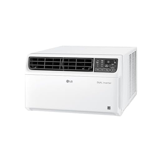 LG 6,000 BTU Dual Inverter Smart Window Air Conditioner, 115V, Cools 250 Sq. Ft., Ultra Quiet Operation, Up to 35% More Energy Savings, ENERGY STAR®, works with LG ThinQ, Amazon Alexa and Hey Google