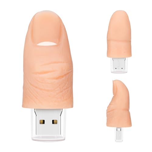 BORLTER CLAMP Clé USB 32 Go Mignon Lecteur Flash en Forme de Doigt, Clé mémoire Nouveau Lecteur de Pouce USB Pendrive Cadeau pour Le Stockage de données...