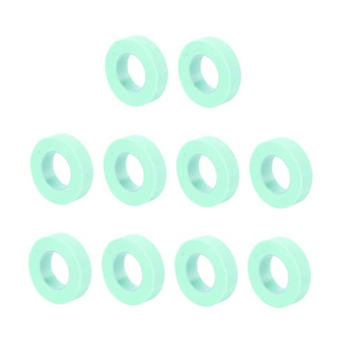 Beavorty 10 rollos Cinta Adhesiva Transpirable Anti-alergias para Extensiones de Pestañas Cinta de Tela Adhesiva Suave para Protección de Piel Salones y Uso Personal