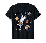 Funny Lizard Astronaut In Space Crested Gecko T-Shirt