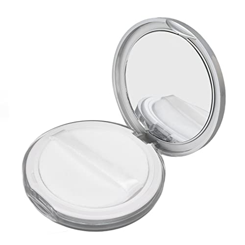 Refillable loose powder compact, HD Mirror Compact powder compact 3g empty capacity for powder makeup on travel