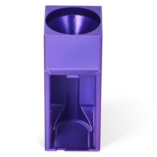 Image of Diamond Painting Organizer,Diamond Painting Drill Funnel for Round Containers,Portable Diamond Art Funnel for Easy Transfer, Diamond Painting Accessories (Silk Purple)