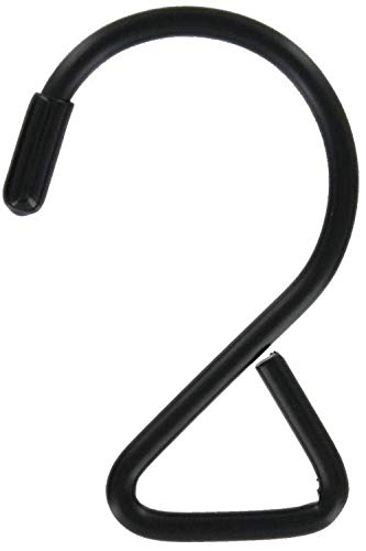 Ohio Travel Bag Toiletry Case Hook, 2-1/2 Inch, Black Finish, Steel, L-3724