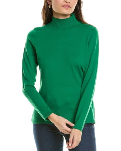Image of Jones New York Women's Long Sleeve Mock Neck Sweater
