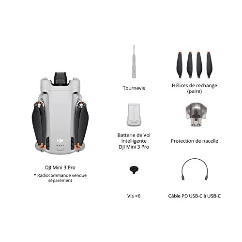 Drone DJI Mini 3 Pro 18 km de vol 4K HDR Video 249 g - vue 8